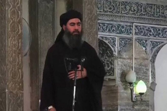 According to reports Al Baghdadi has been spotted “driving a white colour four-wheeler” while being accompanied by “four armed men