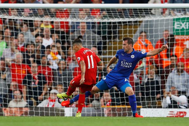 Roberto Firmino scores the fourth goal