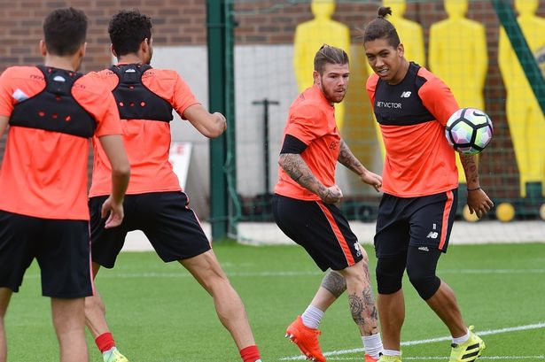 Alberto Moreno and Roberto Firmino