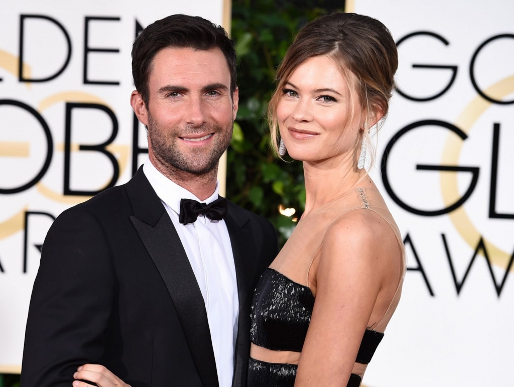 Adam Levine Behati Prinsloo welcome daughter Dusty Rose