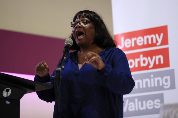 Corbyn supporter Diane Abbott's seat could also be in danger