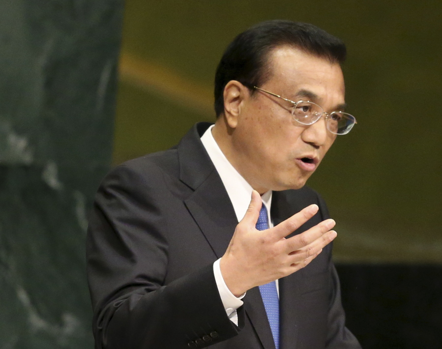 Chinese Premier Li Keqiang