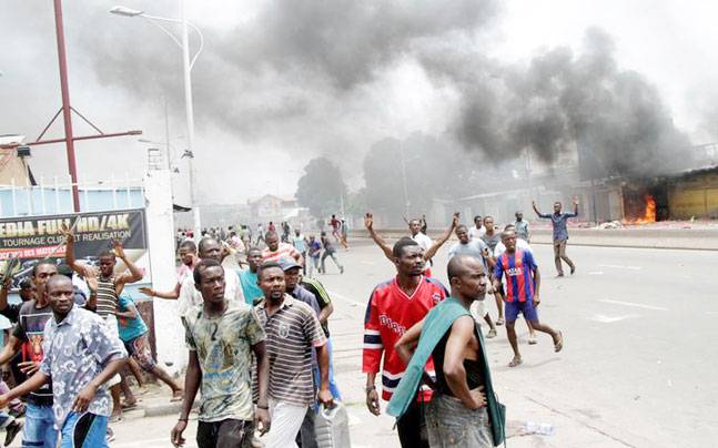 Protest in Congo