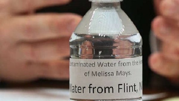 Contaminated water from Flint