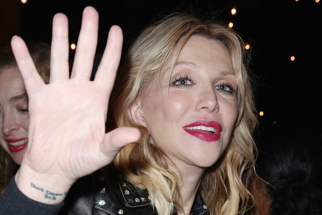 Courtney Love attends the Marc Jacobs New York Fashion Week spring 2017 presentation.				REX Shutterstock