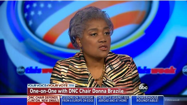 Democratic National Committee Chair Donna Brazile says Donald Trump stands to benefit from the release of the hacked DNC documents