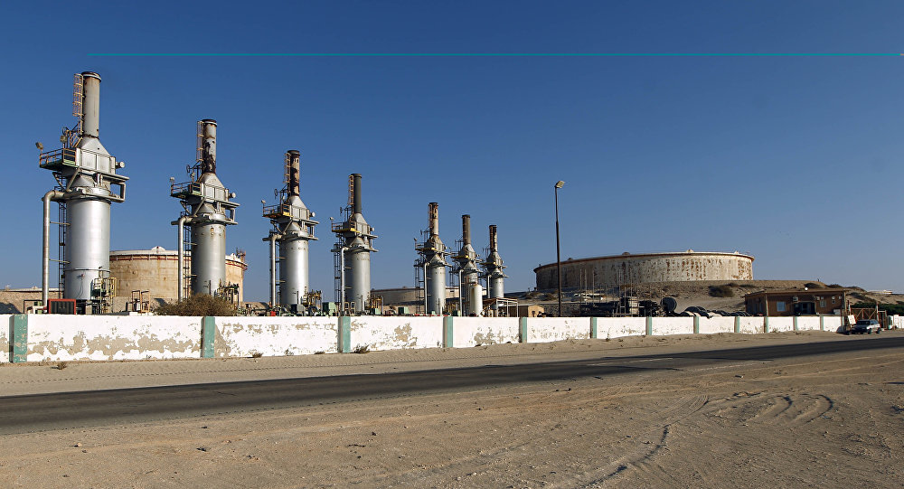 General view at the Zueitina oil terminal