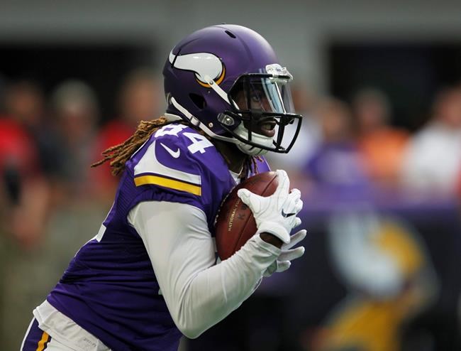 Minnesota Vikings wide receiver Cordarrelle Patterson runs up field during the first half of an NFL preseason football game against the San Diego Chargers in Minneapolis. Patterson has enjoyed some of the longest