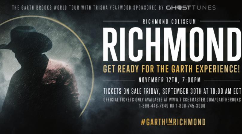 Garth Brooks announces Richmond show; breaks Fresno record