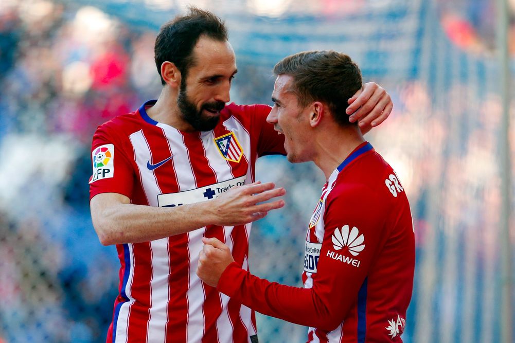 Griezmann and Juanfran