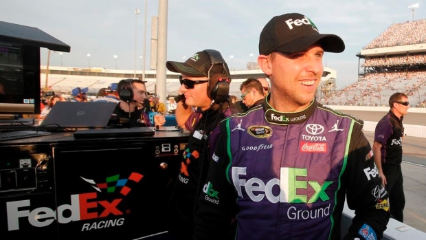 Hamlin finally wins a pole will start first at Richmond Article Image 0