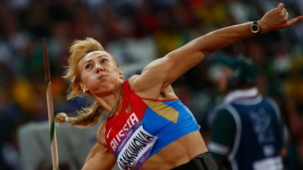 Russia's Maria Abakumova who claimed the silver medal at the Beijing Olympic has been banned by the IOC after