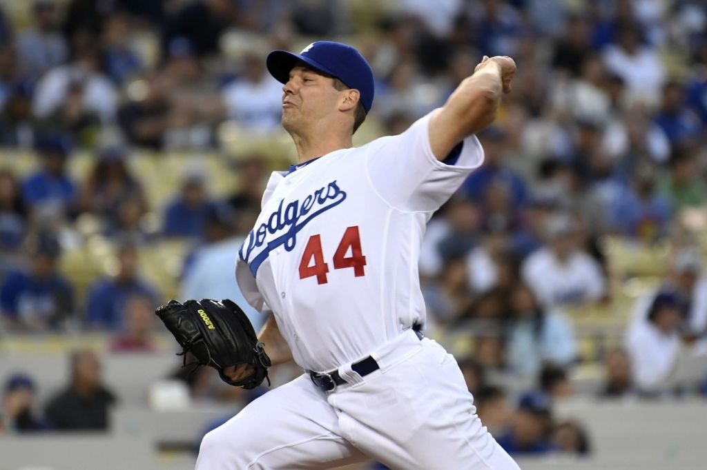 If the Dodgers stay on rotation as planned Rich Hill will start next Tuesday against the Giants.- Richard Mackson-USA TODAY Sports