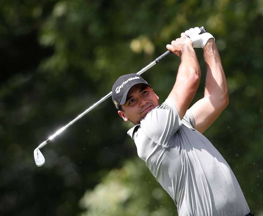 Jason Day hits from the tee on the second hole during the second round of play at the Tour Championship golf tournament at East Lake Golf Club Friday Sept. 23 2016 in Atlanta