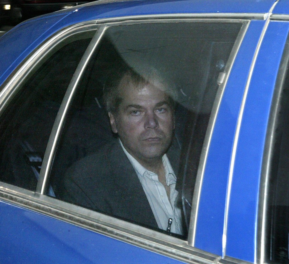 John Hinckley Jr. the man who shot President Reagan more than 35 years ago arrives at U.S. District Court in Washington on Nov. 18 2003