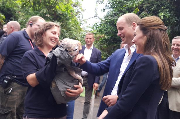 Kate and Wills at the Eden Project