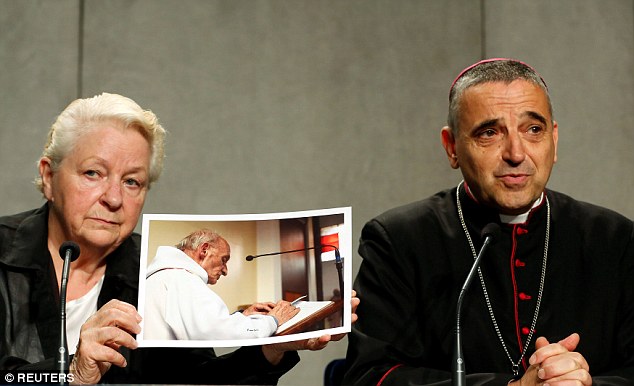 Roslyne Hamel joined the Bishop of Rouen Dominique Lebrun at a press conference today and both made it clear Islam was not to blame for the murder