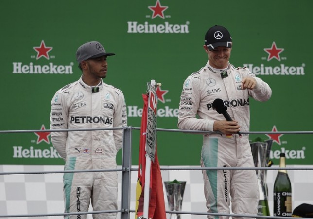 Lewis Hamilton Nico Rosberg Italian GP