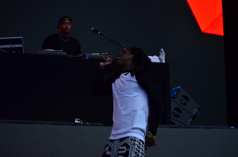 Lil Wayne at Billboard Hot 100 Music Festival 2015