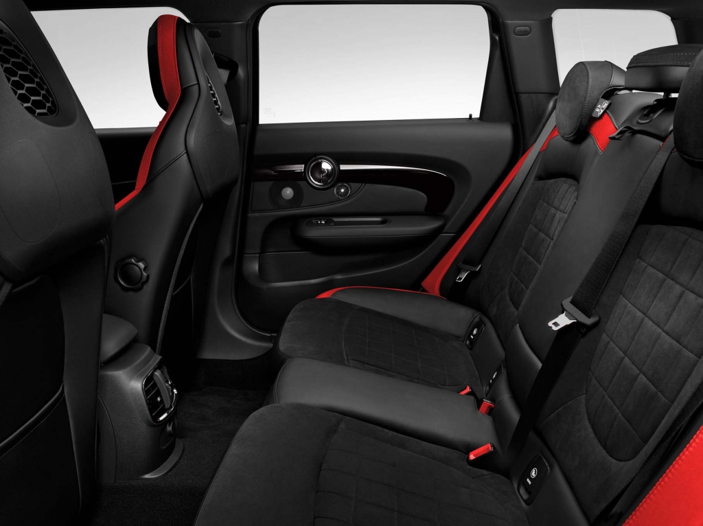 2017 Mini Clubman John Cooper Works rear interior seats