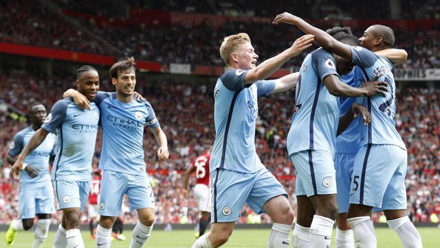 Manchester City's Kelechi Iheanacho celebrates scoring their second goal