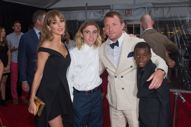 Mark Sagliocco via Getty Images
Guy with his two sons and wife Jacqui Ainsley in 2015