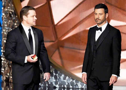 Matt Damon and Jimmy Kimmel