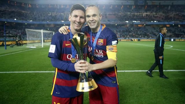 Messi and Iniesta