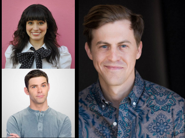 Mikey Day Alex Moffat and Melissa Villaseñor