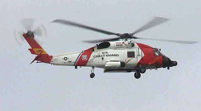 Coast Guard helicopter