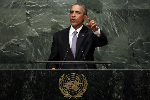 President Barack Obama addresses the 70th session of the United Nations General Assembly. In one of his last major appearances on the world stage Obama will try to define how