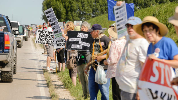 Pipeline company seeks restraining order against protesters