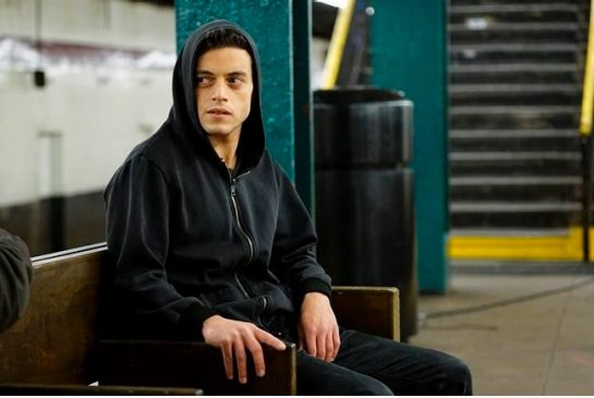 In this image released by USA Network Rami Malek appears in a scene from