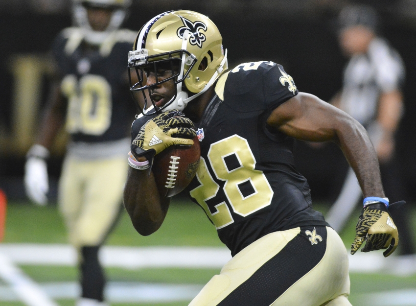 Sep 1 2016 New Orleans LA USA New Orleans Saints running back C.J. Spiller warms up before the game against the Baltimore Ravens at the Mercedes Benz Superdome. Mandatory Credit Matt Bush-USA TODAY Sports