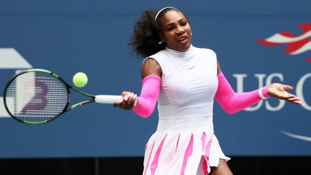 Milestone Serena Williams notched her 307th grand slam win putting her on par with Roger Federer for the most wins