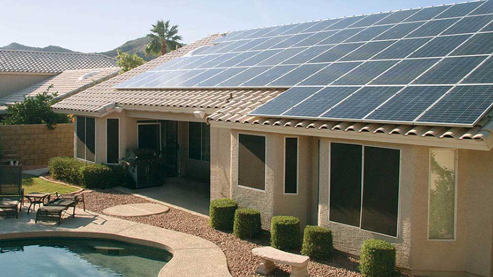 SolarCity designs finances and installs solar power systems