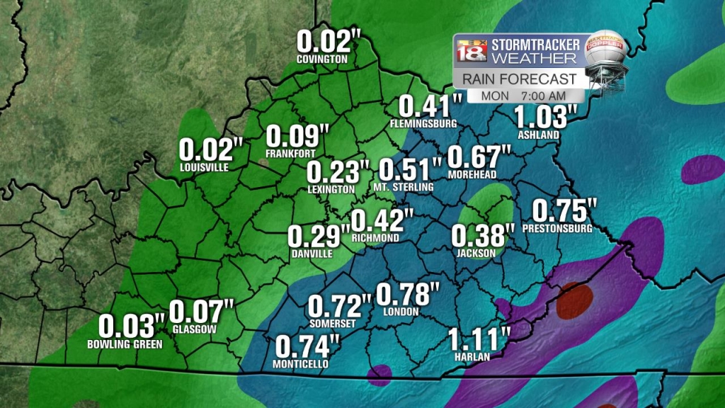 Heavy rain likely for morning commute