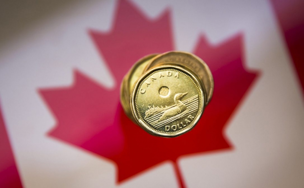 The Canadian dollar was up 0.16 of a cent at 76.40 cents U.S. this morning