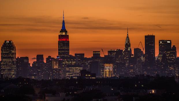 The man fell to his death in Manhattan