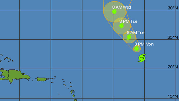 The ninth tropical storm of this year's hurricane season Ian has formed in the Central Atlantic