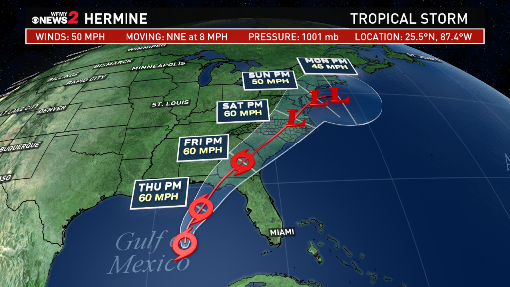 Tropical depression expected to bring heavy rain to Fla.