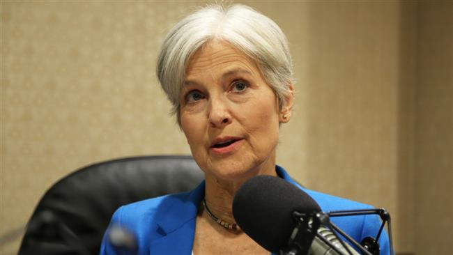 US Green Party presidential nominee Jill Stein