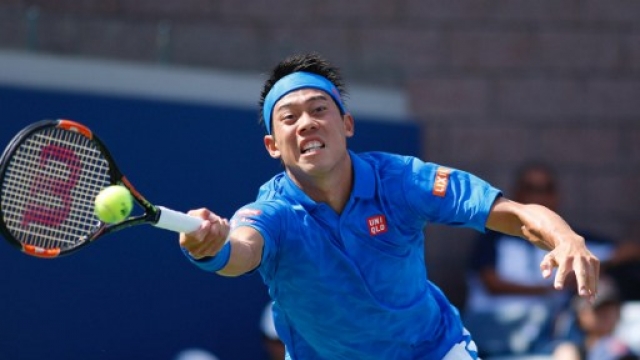 US Open Nishikori fends off resilient Becker to advance