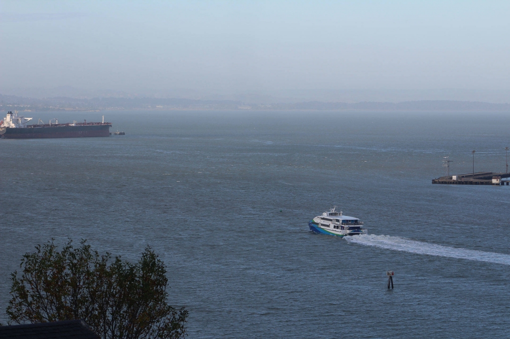 Vallejo ferries resumed service on Sept. 21 2016 after encountering an oil slick on San Pablo Bay