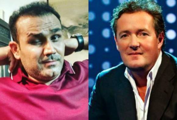 Piers Morgan challenges Virender Sehwag bets Rs 1 million