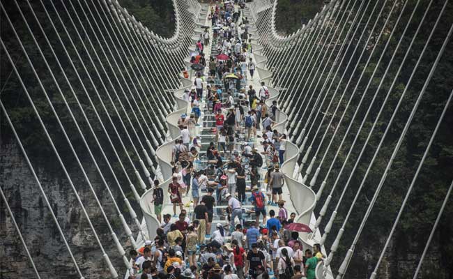 Chinese Glass Bridge World's Longest Closes