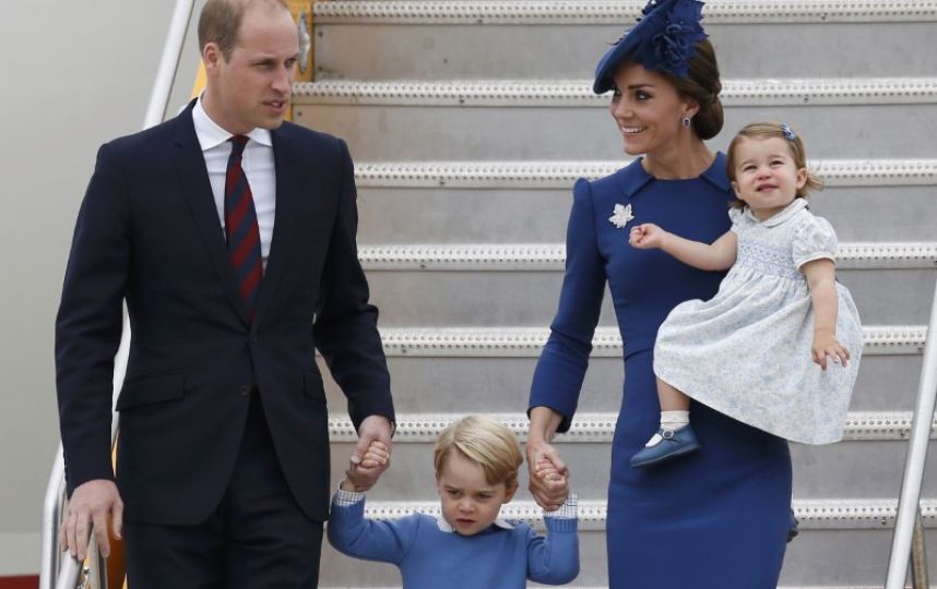 William, Kate arrive in Canada with 2 young children