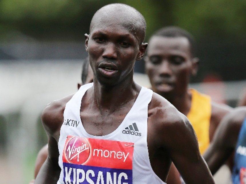 Wilson Kipsang during a past Marathon race