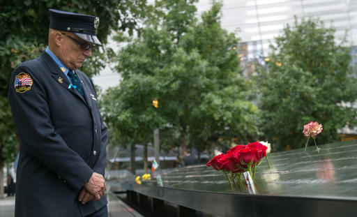 The Latest: 9/11's Annual 'Tribute in Light' beams in NYC