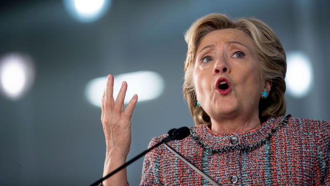 APDemocratic presidential candidate Hillary Clinton speaks at a rally at Miami Dade College in Miami Tuesday Oct. 11 2016